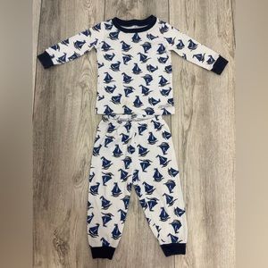 Janie and Jack 18 to 24 months play sailboat pajamas